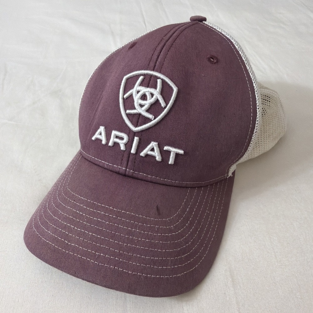 ARIAT Boots Western Wear Cowboy Rachel Farm Hand Faded SnapBack Baseball Cap